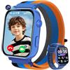 CATGIFF 4G Smartwatch Bambini, Kids Smart Watch Intelligente con GPS, SOS, WIFI, Chat Vocale, Videochiamata, Modo Classe, Giochi Sveglia Contapassi Ragazzi Ragazze Orologio Regalo 4 ai 12 anni, Blu Navy