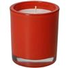 Brandani candela profumata essenza rosmarino vetro rosso cod.51355