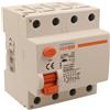 A2ZWORLD RCCB Interruttore Differenziale Puro Tipo AC 3P+N 4M 6000A 30mA 63A AC 400V IP20 IEC61008-1 PR8NM