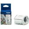 Brother Etichette Bianco / Trasparente Cz-1005 50 Mm Rotolo Di Etichette Colorate 50 Mm X Originale