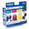 Brother Multipack Nero / Ciano / Magenta / Giallo Lc-980 Lc980Valbpdr 1080 Pagine Lc-980 B Originale