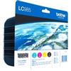 Brother Multipack Nero / Ciano / Magenta / Giallo Lc-985 Lc985Valbpdr 1080 Pagine 4 Cartuc Originale