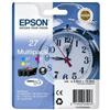 Epson Multipack Ciano / Magenta / Giallo C13T27054012 27 900 Pagine 3 Cartucce Colore: T27 Originale