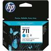 Hp Cartuccia D'Inchiostro Ciano Cz130A 711 1500 Copie 29Ml Standard Originale