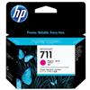 Hp Cartuccia D'Inchiostro Magenta Cz131A 711 1000 Copie 29Ml Ink Cartridge, Standard Originale