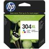 Hp Cartuccia Differenti Colori N9K07Ae 304 Xl 300 Pagine Originale