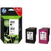 Hp Multipack Nero / Differenti Colori X4D37Ae 302 320 Pagine Originale