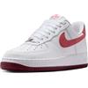 Nike Air Force 1 '07, Sneaker Uomo, Bianco Adobe Team Red Dragon Rosso, 38 EU