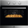 Electrolux Forno Elettrico Ventilato Ad Incasso Electrolux EOH2H00BX 58 Litri Classe energetica A 60 cm Serie 300 AquaClean Anti-impronta Inox