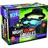 Science Mad! Occhiali per Visione Notturna per Bambini, per Divertenti missioni notturne, Leggeri, con ingrandimento 2X, Doppi Raggi LED, Lenti Blu, 6+ Anni, 20 x 10 x 5,5 cm (SM55), Nero