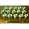 TOMY SPONGEBOB Raro Set 15 MINI TAZZE Tazzine Collezione Ceramica MUGS Gashapon TOMY