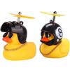 YGMXZL 2PCS Paperella di Gomma,giocattolo Anatra gialla Decorazioni per cruscotto,Paperella di Gomma Accessori con elica,Il miglior Regalo per Bambini e Adulti (Stile 2)