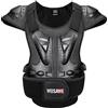 WOSAWE Adulti Gilet Protettivo da Moto, Traspirante Flessibile Torace e Schiena Protector per Riding Skating Scooter Sci L