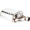 Keenso Pompa del Vuoto di Scarico, Valvola di Scarico Elettrica per Auto Universale 63 Mm Silenziatore Variabile per Tubo della Pompa del Vuoto del Dispositivo con Porta Remota in