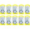 Zhovee Rayovac 60 pile batterie x apparecchi acustici EXTRA mod.10 gialle PR70 SPEDIZIONE CON ORRIERE