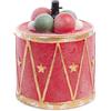 Bizzotto Base Albero di Natale Annold Tambur H 46,8 Cm D 40 Cm Rosso
