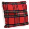 Bizzotto Cuscino di Natale Richard 45 x 45 Cm Tartan Rosso