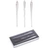 Bizzotto Set 3 Pendaglio Icicle H 17,5 Cm Ass. Vetro Trasparente