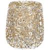 Bizzotto Portacandela di Natale D 10 Cm H 12 Cm Vetro Brillant Oro