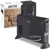 Imetec Eco Rapid Black Code Termoconvettore - Stufetta Elettrica a Basso Consumo con Modalità ECO -40% di Energia - 2000W, 4 Temperature, Riscaldamento Rapido, Termostato di Sicurezza, Silenzioso