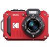 Kodak Pixpro WPZ2 Red Fotocamera Digitale 16MPX Wi-Fi Waterproof 15MT