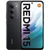 Xiaomi Redmi 15 8+256GB 6.9" Midnight Black DS Europa MZB0KPLEU