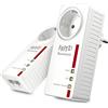 AVM FRITZ!Powerline 1220E 1200 Mbit/s Collegamento ethernet LAN Bianco 2 pz