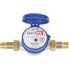 Regun Contatore per acqua fredda - Contatore per acqua fredda da 15 mm 1/2 pollice con raccordi per uso domestico e giardino