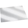 Ejoyous Soffione doccia a pioggia, in acciaio inox, a cascata, grande spazio per doccia con finitura cromata (50 x 50 cm)