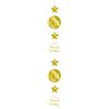 PD-Party 7023202 Verticale Appeso Decorazione | Celebrazioni | Eventi Speciali | Tema Festa - 18, Oro/Bianco, 14cm Lunghezza x 14cm Larghezza x 120cm Altezza