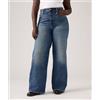 LEVI'S ® Levi's® Jeans a gamba larga Ribcage Dark Blue Denim Donna