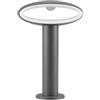 V-TAC VT-909 lampada led da giardino 9W fissaggio a terra 30cm grigio scuro IP54 bianco caldo 3000K - SKU 5154