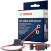 Bosch Cavo di Collegamento Bosch per Caricabatterie - Cavo Batteria con Capicorda e Fusibile da 10 A - Ricambio di Qualità Originale - Occhielli M6, Cavo da 52 cm - 0189999270