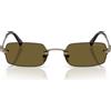Miu Miu Occhiali da Sole MUB50S 26C09Z Oro/Marrone Scuro Donna