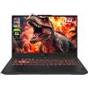 ASUS TUF A17 Gaming Laptop, AMD Ryzen 7-7435HS, 32 GB DDR5 RAM, 2 TB PCIe SSD, display FHD da 17,3, Nvidia GeForce RTX 4050, tastiera QWERTZ a 1 zona, Windows 11 Home, grigio
