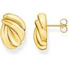 Thomas Sabo Orecchini a perno a forma organica 18k placcato oro H2327-413-39