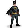 Rubie's RUBIES DC Official - Batman - Costume classico per bambini - Costume con tuta stampata, cintura, copri stivali, mantello staccabile e maschera in PVC inclusi