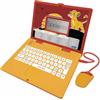 Lexibook, Disney Il Re Leone, Computer educativo bilingue Francese/Inglese, Giocattolo per Bambini con 124 attività di Lingua, Scrittura, Matematica, logica, Musica e Giochi, Giallo/Rosso, JC598ANi1