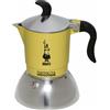 Bialetti Moka Fiammetta Induction 2 Tazze Gialla Caffettiera Adatta a Induzione