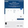 Filofax Agenda 2026 formato A5, settimana su due pagine, inglese, 26-68521M