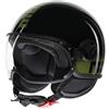 MOMODESIGN Momo Design casco jet Fgtr Classic 2206 Stripes - Glitter / Giallo Fluo