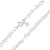 Gold Gala Collana in Argento 925 a Maglia Cuore, Catenina Made in Italy (60)