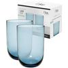 Villeroy & Boch like. by Villeroy & Boch - Like Ice bicchiere da long drink set 2 pz., vetro colorato blu ghiaccio, capacità 385ml