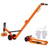 VEVOR Sollevatore Magnetico per Lastre, Capacità di 600 kg, Carrello in Acciaio con Sollevamento Magnetico e 2 Ruote, Maniglia Regolabile, Neodimio N42, Pieghevole per il Sollevamento di Tombini