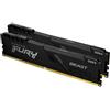 Kingston FURY Kingston Kit di memoria FURY Beast 16 GB (2 x 8 GB) 3200 MHz DDR4 CL16 per PC Kit de 2 KF432C16BBK2-16 16 GB Kit da 2 3200 MHz 8 GBit