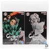 Banpresto DEMON SLAYER Tanjiro Kamado Rui Combination Battle Figure set nuovo sigillato...