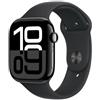 APPLE WATCH 10 46MM GPS JET ALLUMIN.NERO NERO SPORT BAND S/M