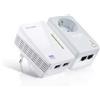 TPLINK TP-Link TL-WPA4226 KIT adattatore di rete PowerLine 600 Mbit/s Collegamento ethe