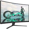 Philips Monitor PC 31.5" Quad HD Curvo Nero con Risoluzione 2560 x 1440