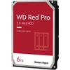 Western Digital Hard Disk 6 TB 7200 Giri/min 256 MB SATA 3.5"